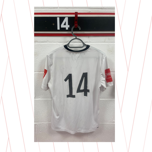 Match Worn White Shirt - Number 14