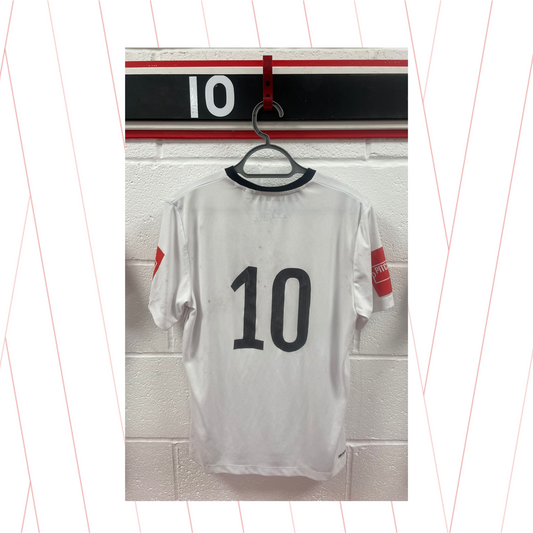 Match Worn White Shirt - Number 10