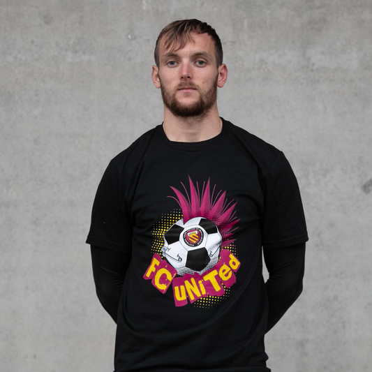 New: FC UNITED Punk Football Tee