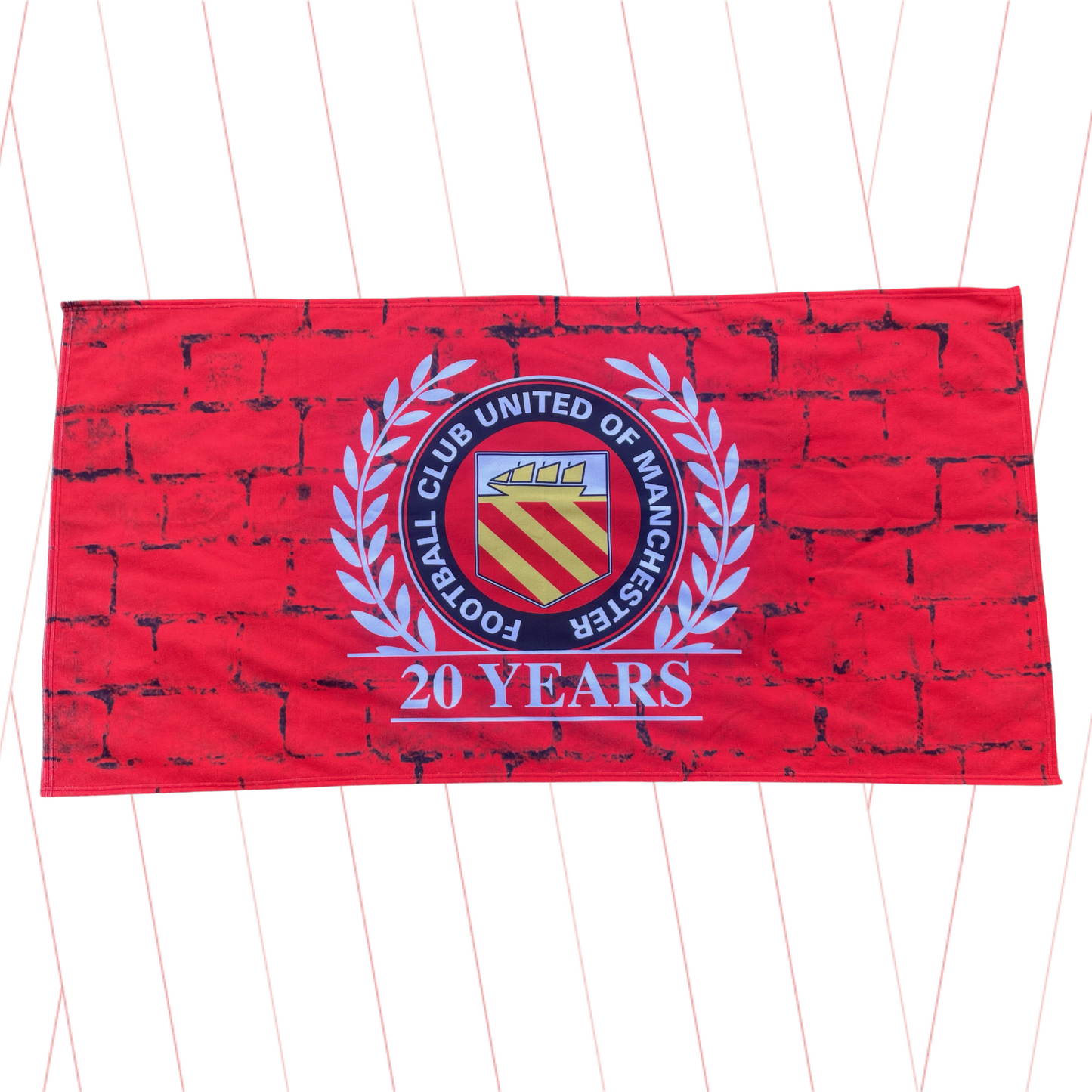Brick Design - 20 Years - Beach Towel