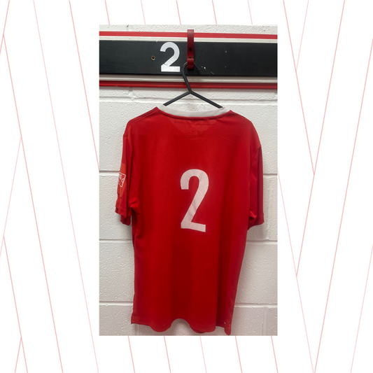Match Worn Red Shirt - Number 2