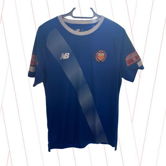 Match Worn Blue Away Shirt - Season 2021-22