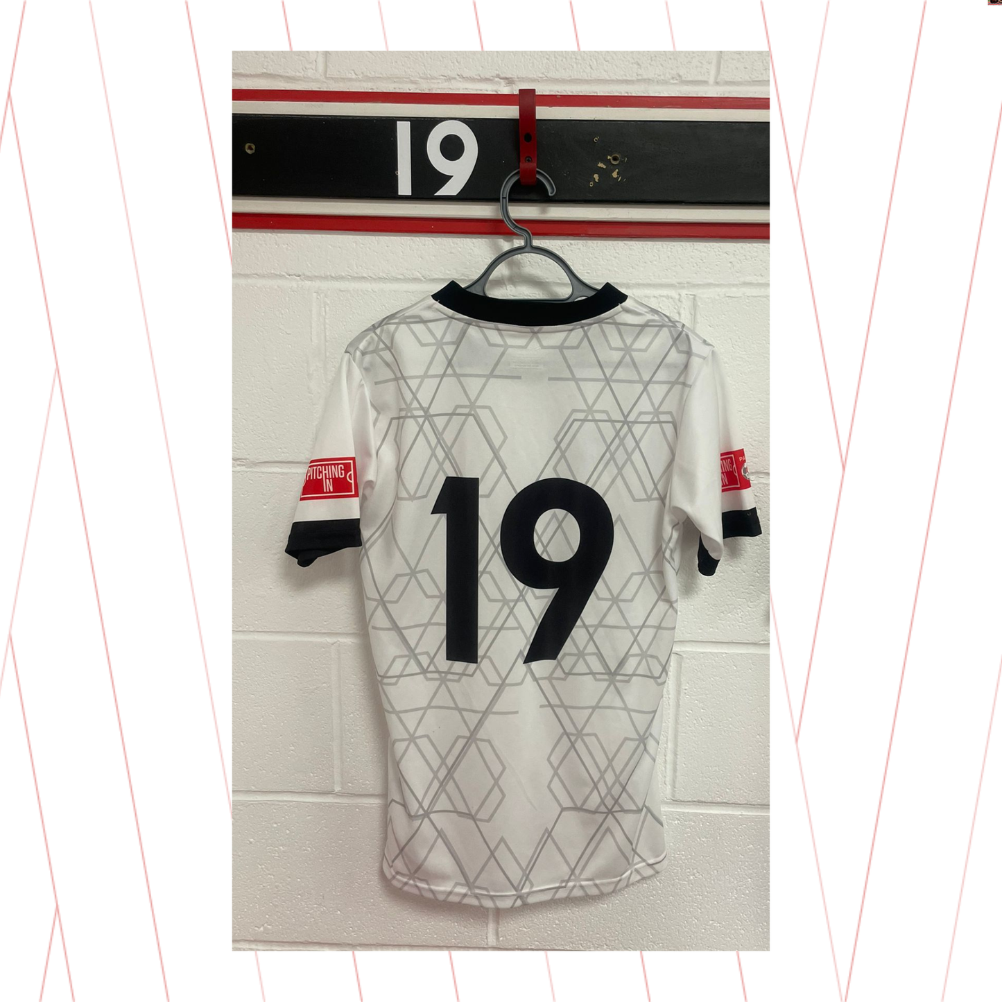Match Worn White Shirt - Number 19