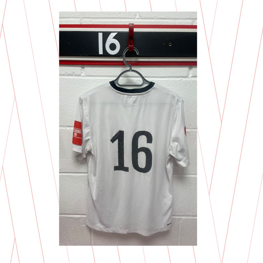 Match Worn White Shirt - Number 16
