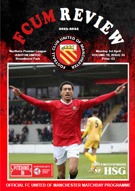 FC United V Ashton United - Digital Programme Version