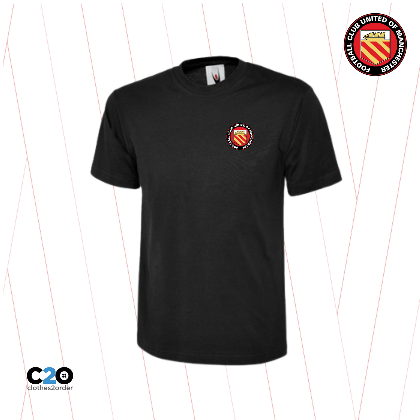 Club Crest Classic Carden T-shirt - Black