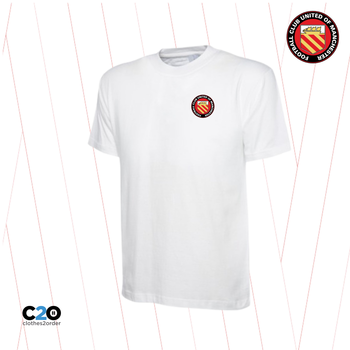 Club Crest Classic Carden T-shirt - White