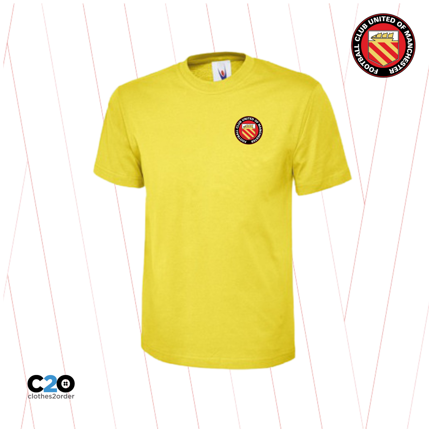 Club Crest Classic Carden T-shirt - Yellow