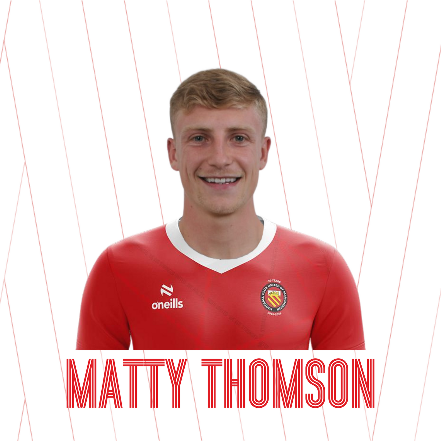2025/26 Season Player Sponsorship - Matty Thomson