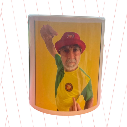 Green and Gold Cantona Mug