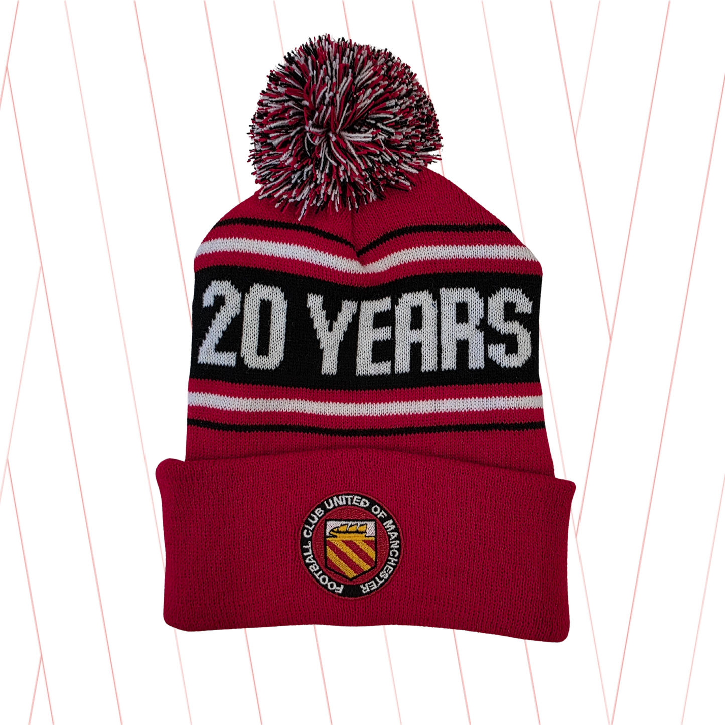 FC UNITED Jacquard Bobble Hat