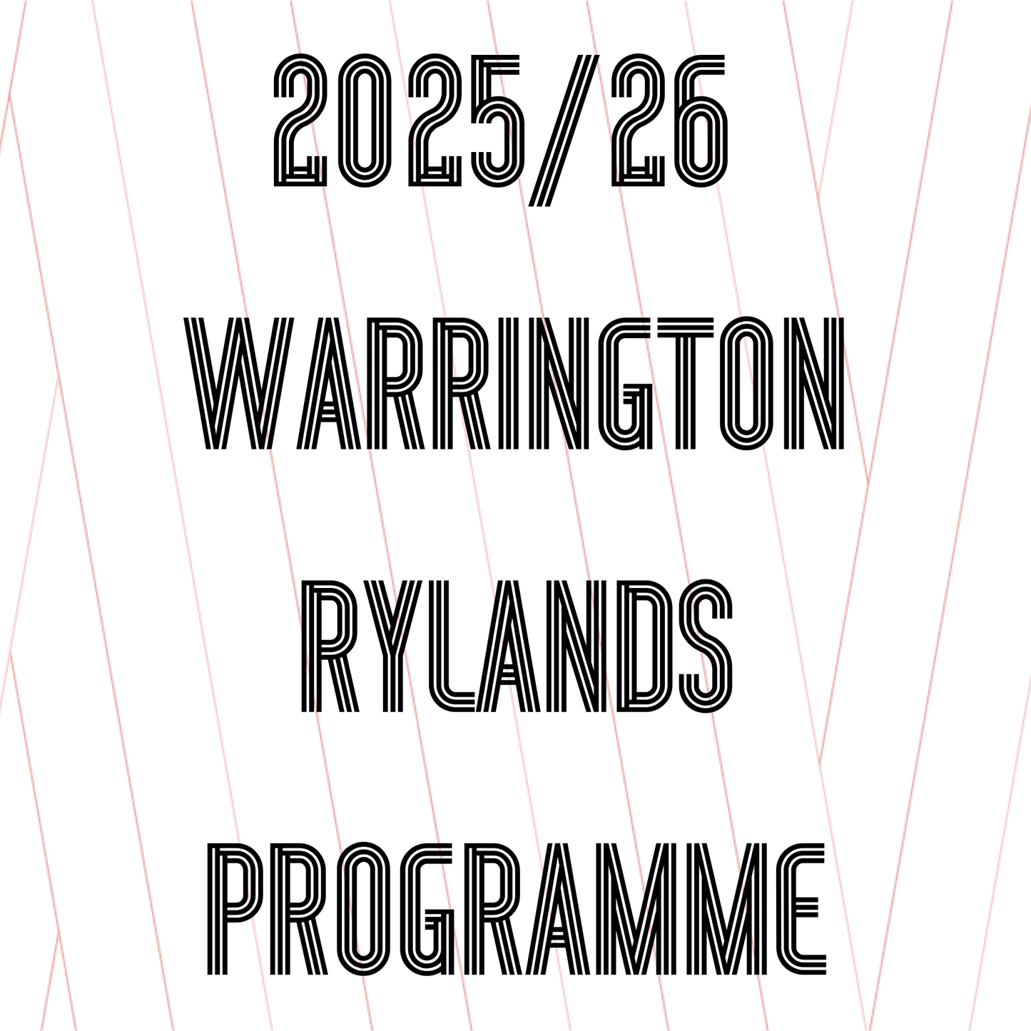 Warrington Rylands - Physical Programme