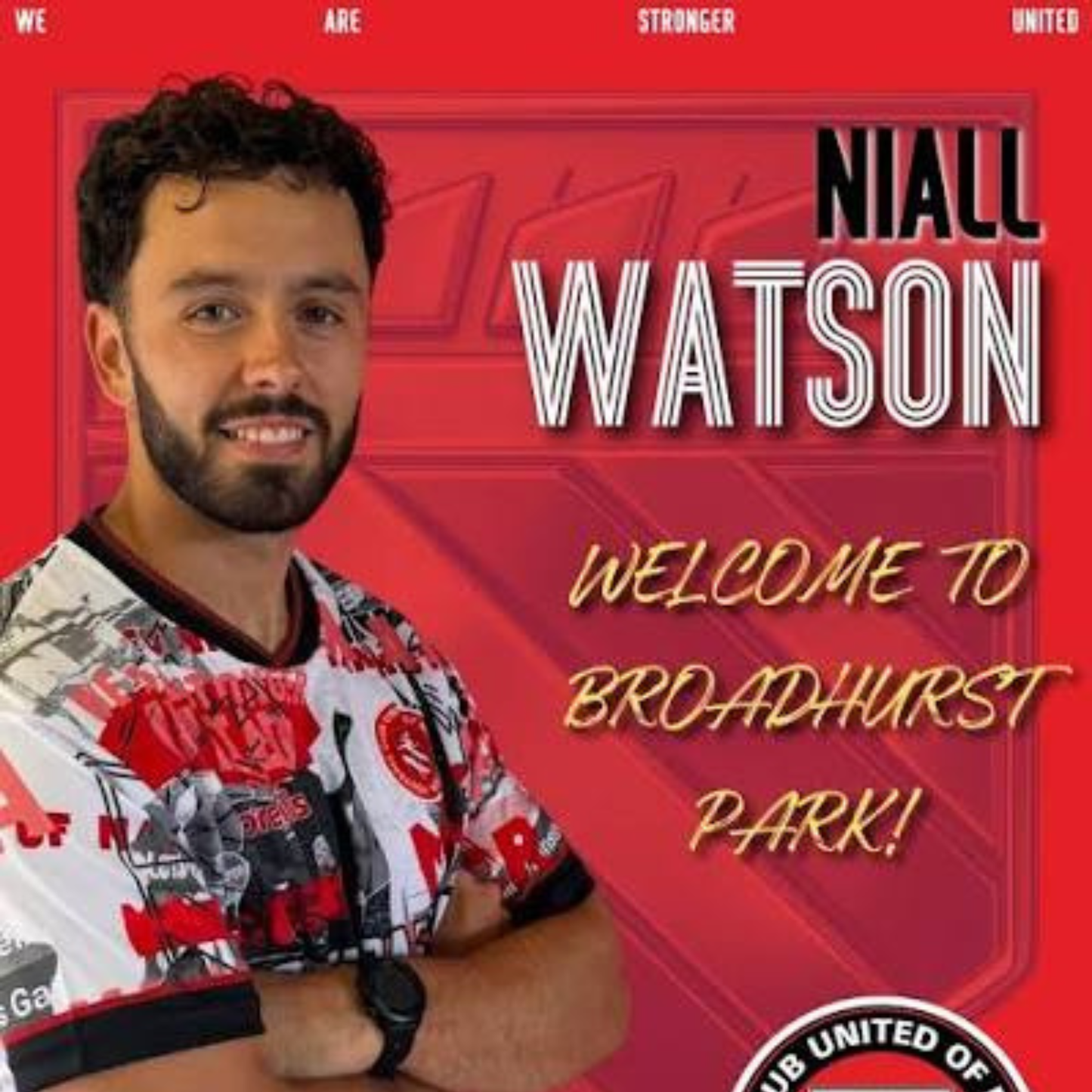 2026/27 Season Player Sponsorship - Niall Watson