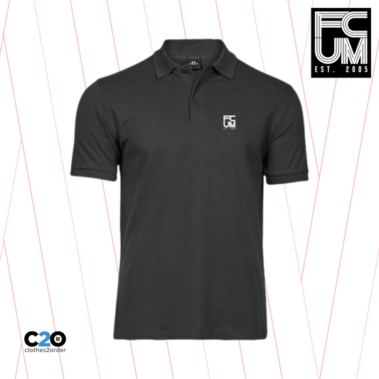 FCUM Luxury Casual Stretch Polo - Dark Grey