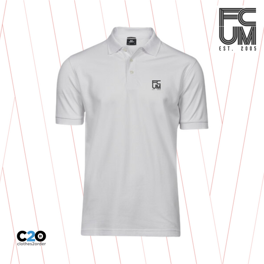 FCUM Luxury Casual Stretch Polo - White