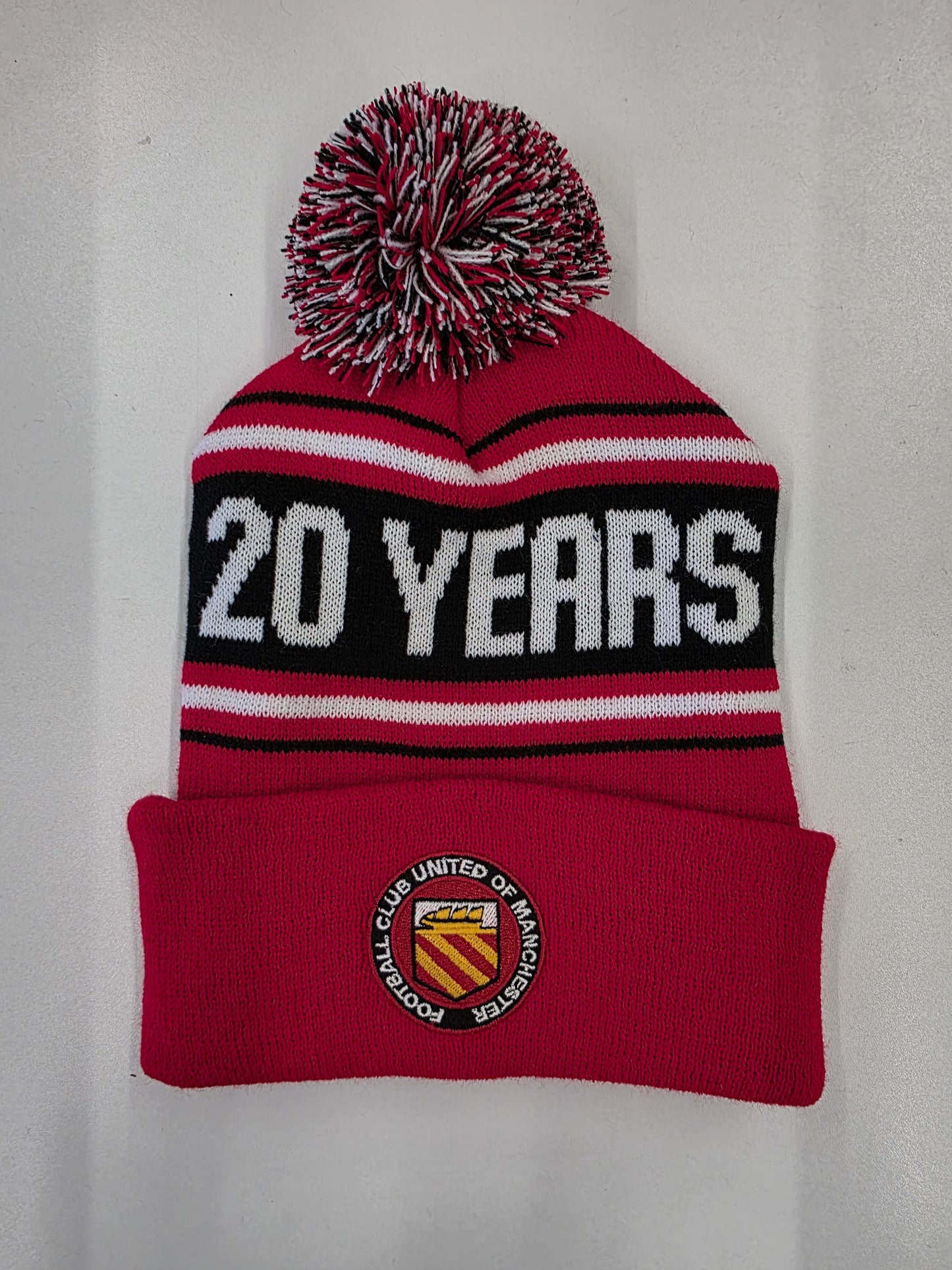 FC UNITED Jacquard Bobble Hat