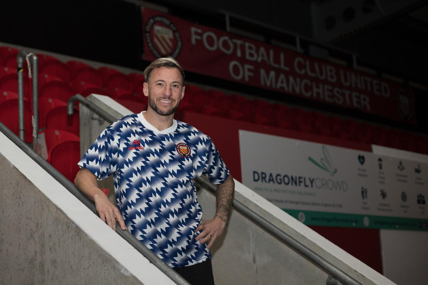 Retro Snowflake Football Shirt