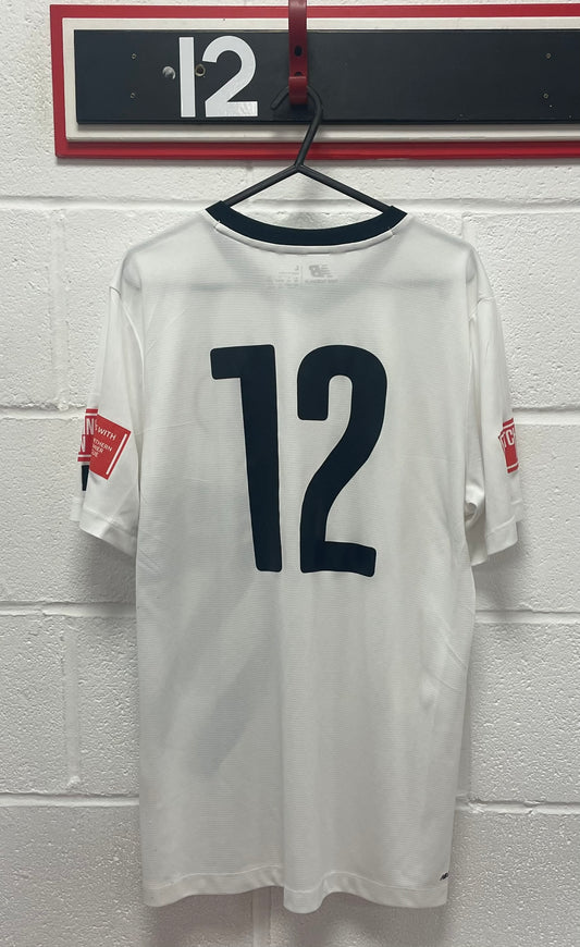 Match Worn White Shirt - Number 12