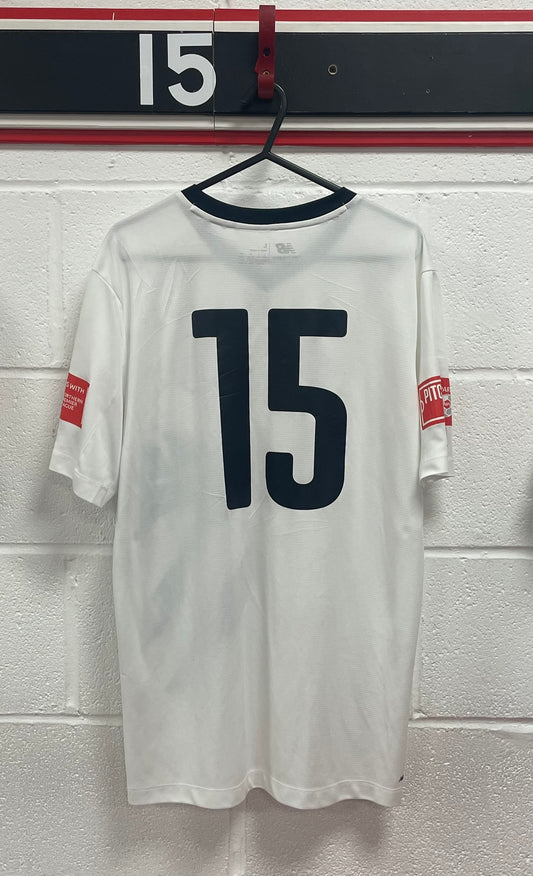 Match Worn White Shirt - Number 15