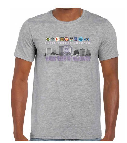 Grey FENIX Trophy T-Shirt