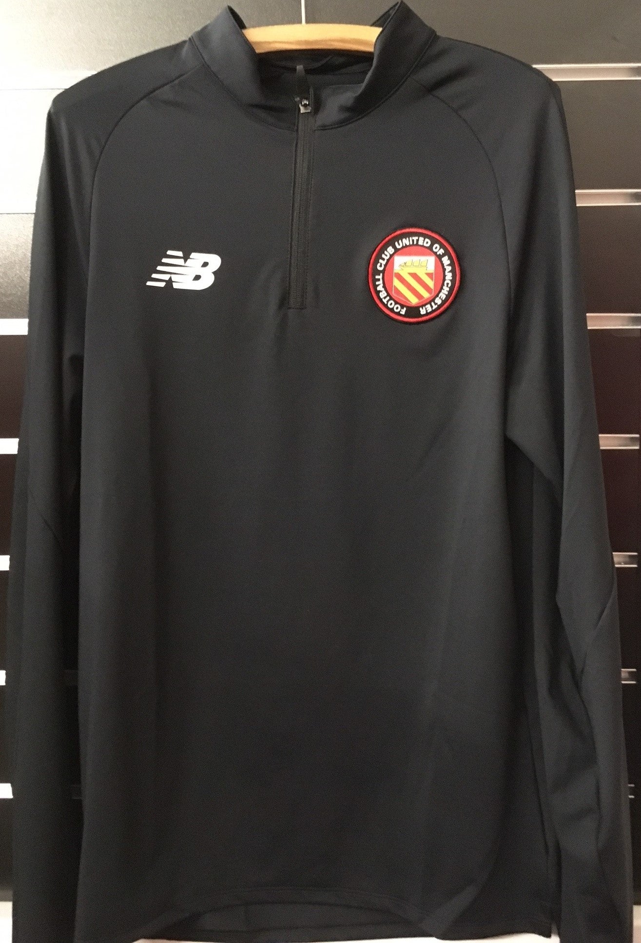 Quarter Zip Top - Black - Adults