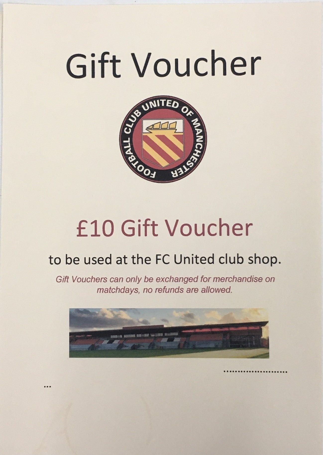 Gift Voucher - £10