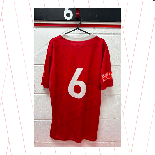 Match Worn Red Shirt - Number 6