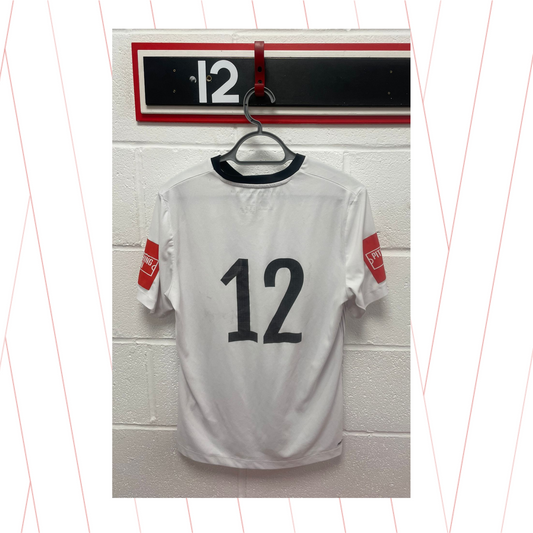 Match Worn White Shirt - Number 12