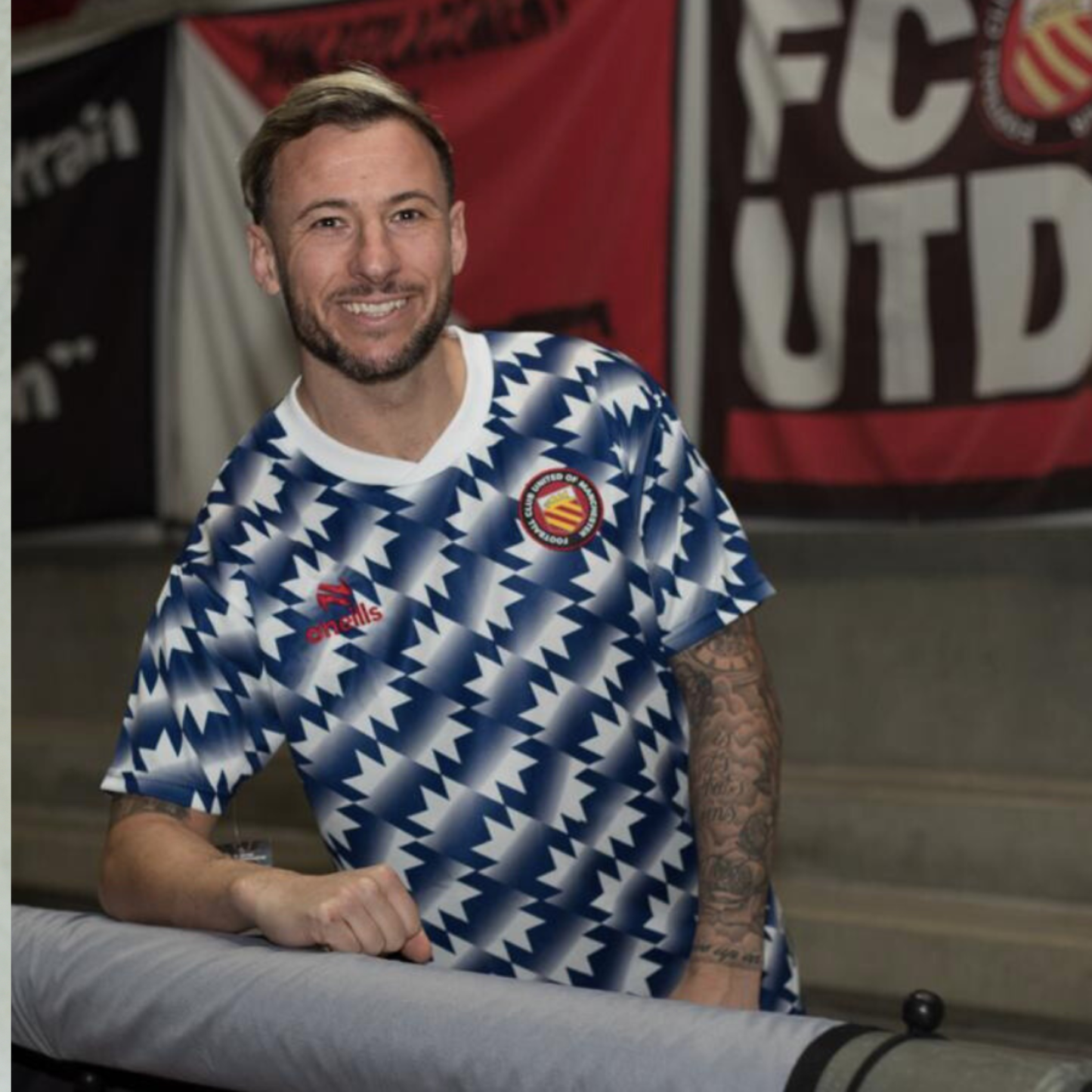 Pre-order: Retro Snowflake Football Shirt - Collect from ground 22nd & 23rd December