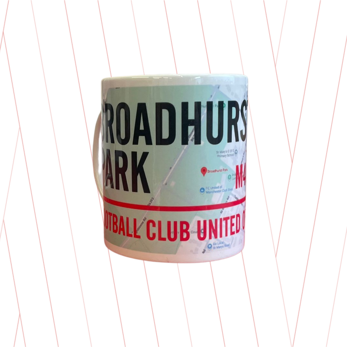 M40 Broadhurst Park Map Mug