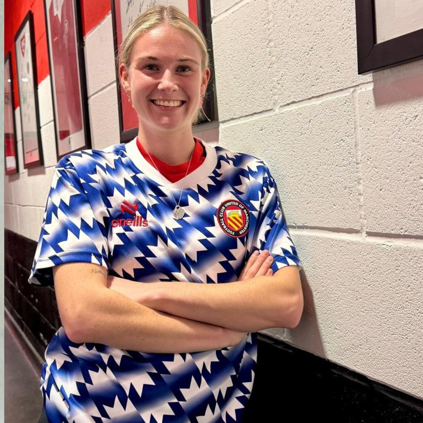 Pre-order: Retro Snowflake Football Shirt (Kids) - Collect from ground 22nd & 23rd December