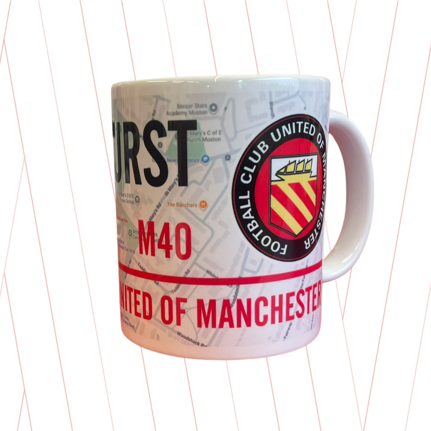 M40 Broadhurst Park Map Mug