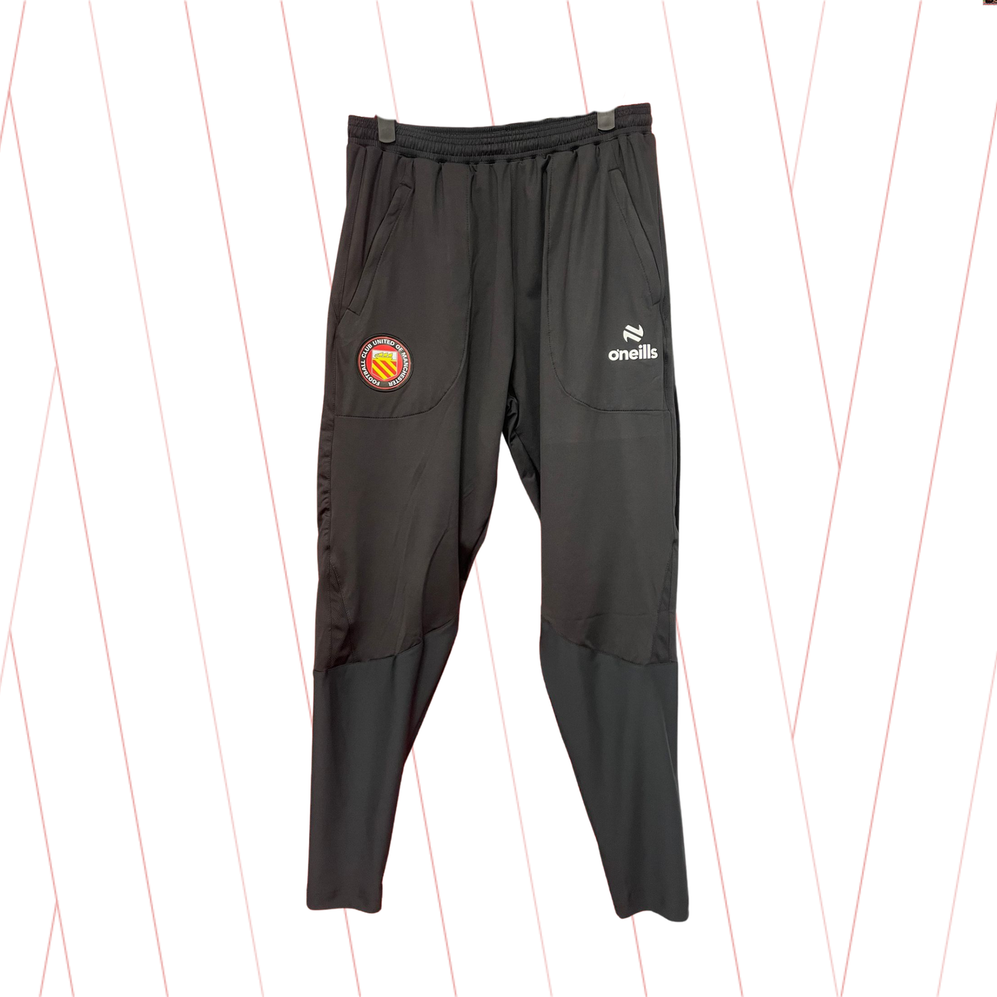 O'Neills Black Tracksuit Bottoms With Zip Pockets