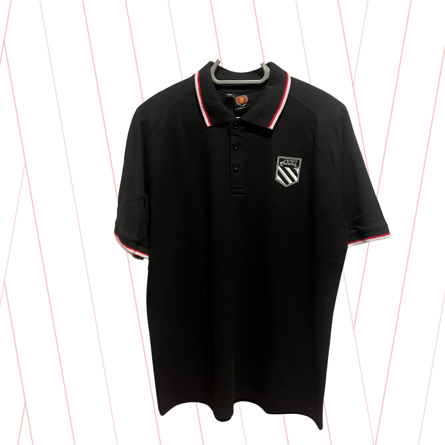 Black Shield Club Crest Polo Shirt