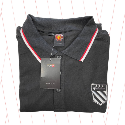 Black Shield Club Crest Polo Shirt