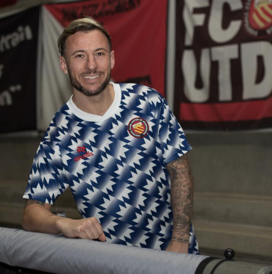 Retro Snowflake Football Shirt