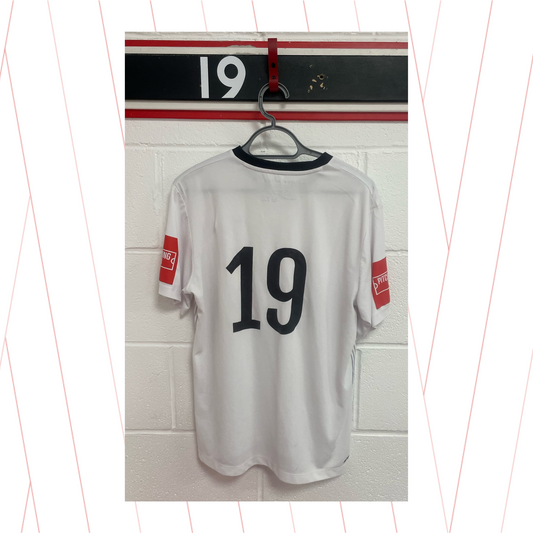 Match Worn White Shirt - Number 19