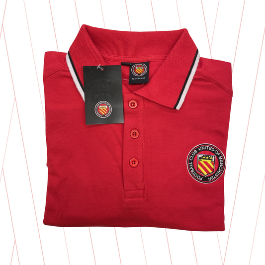 Red Club Crest Polo Shirt