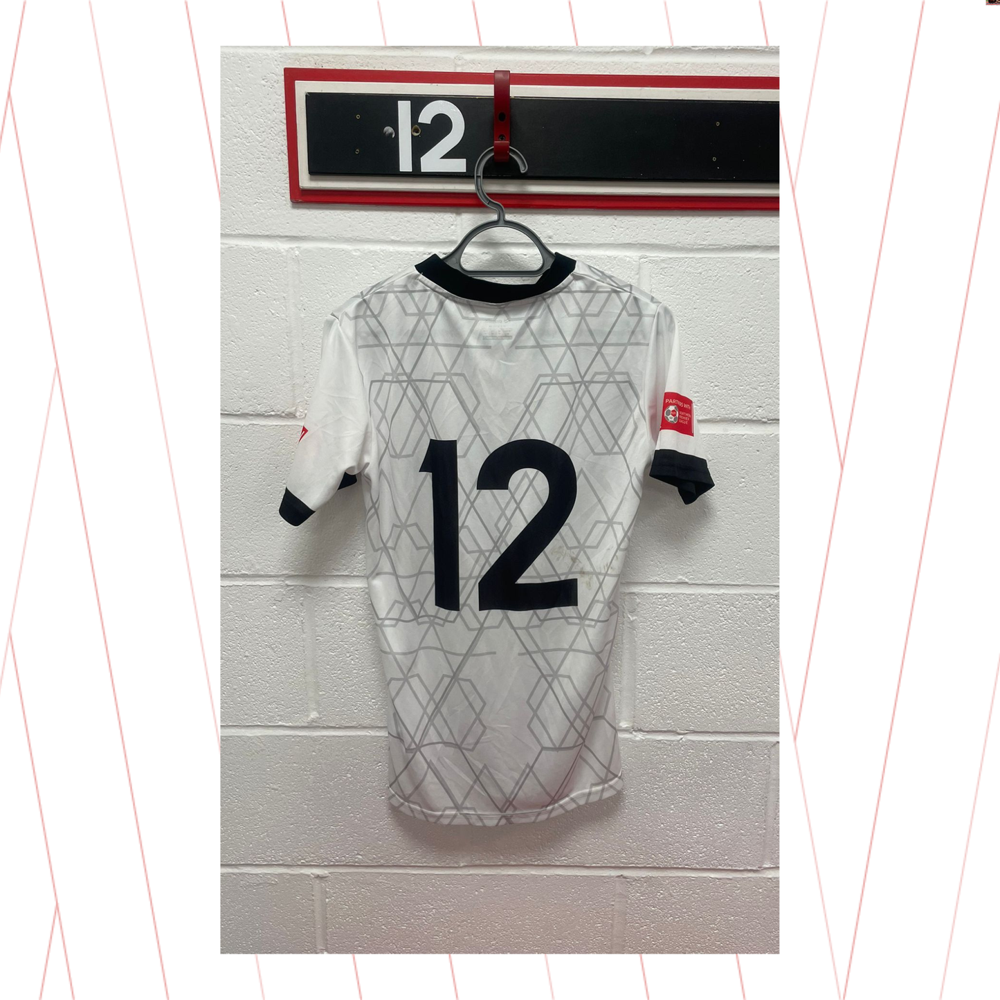 Match Worn White Shirt - Number 12