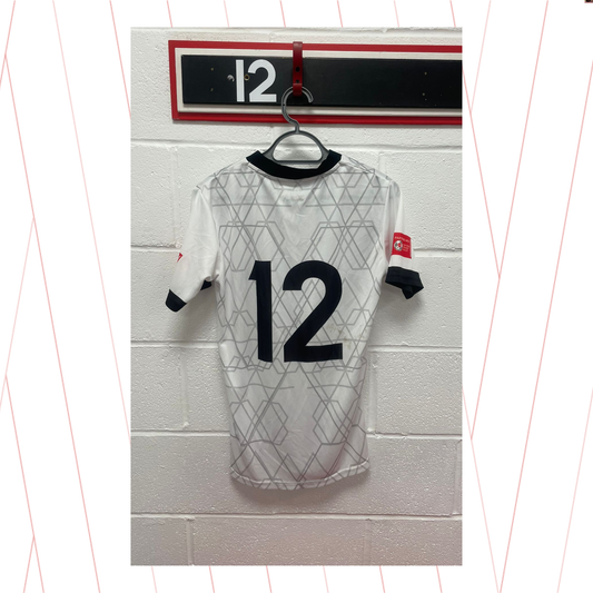 Match Worn White Shirt - Number 12