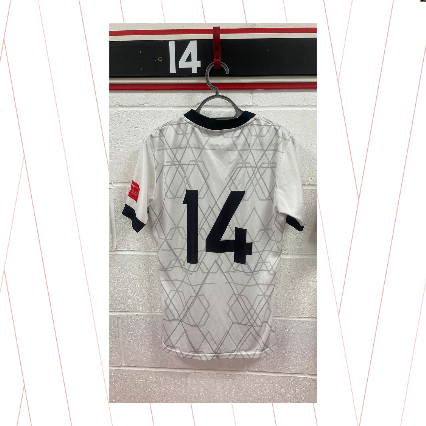 Match Worn White Shirt - Number 14