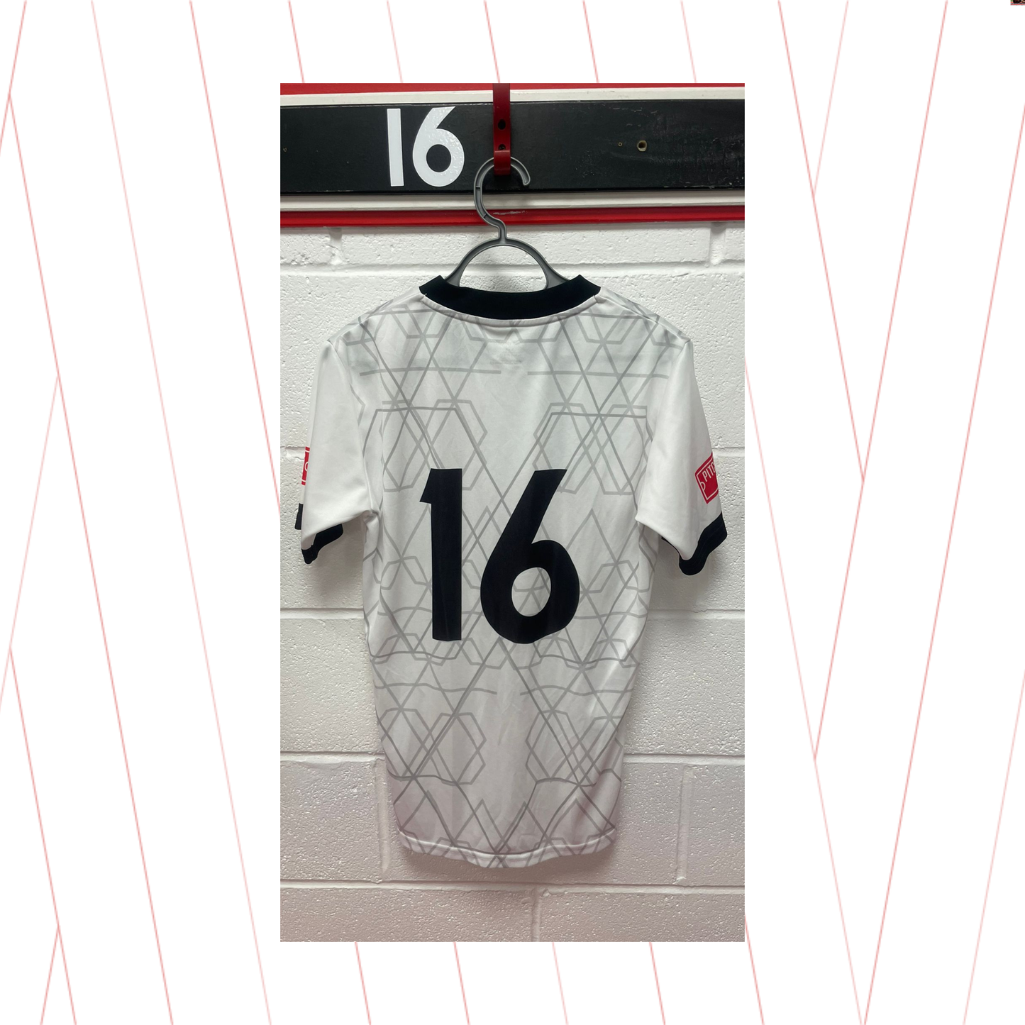 Match Worn White Shirt - Number 16