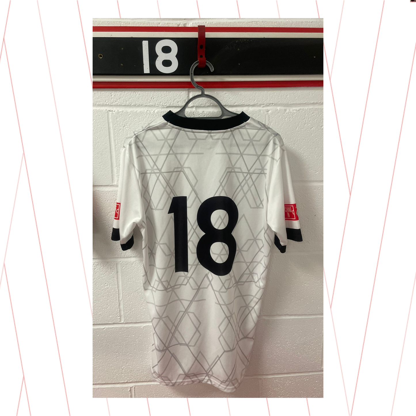 Match Worn White Shirt - Number 18