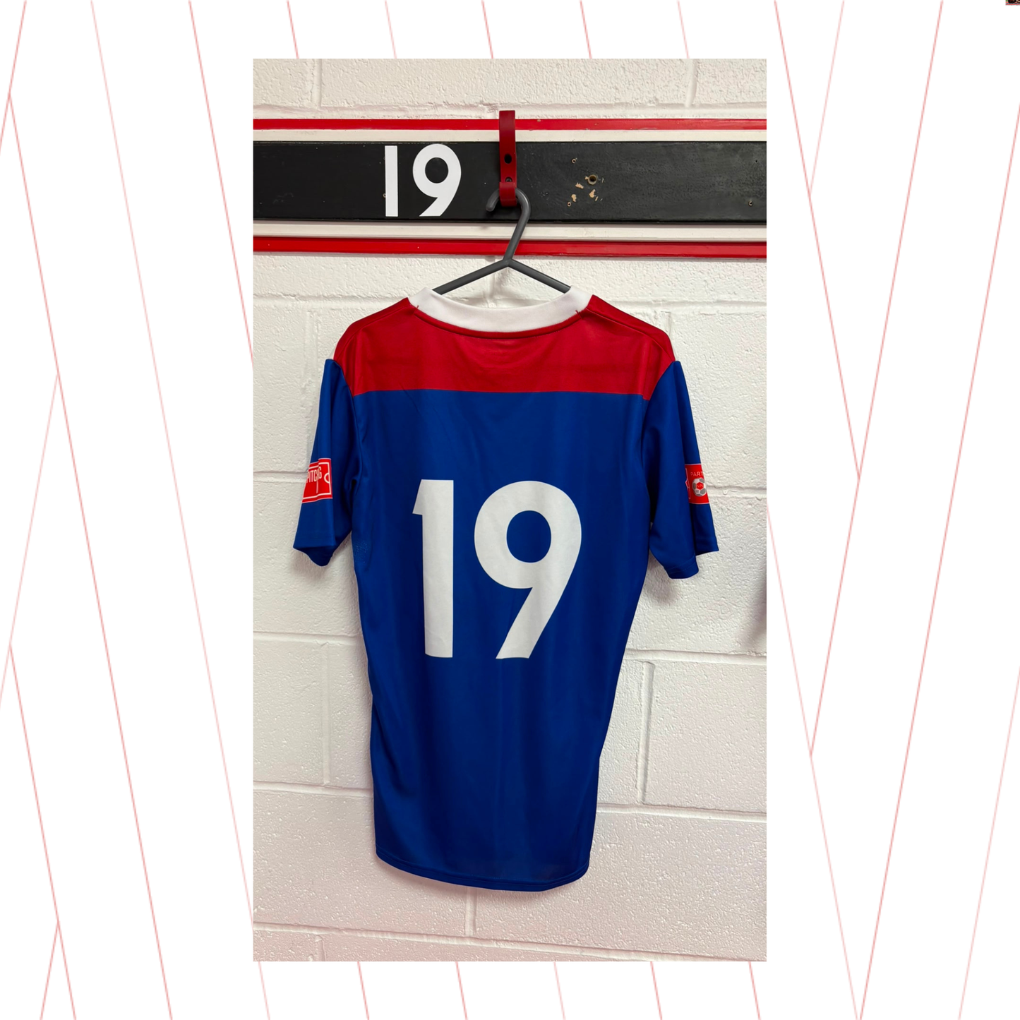 Match Worn Red Shirt - Number 19