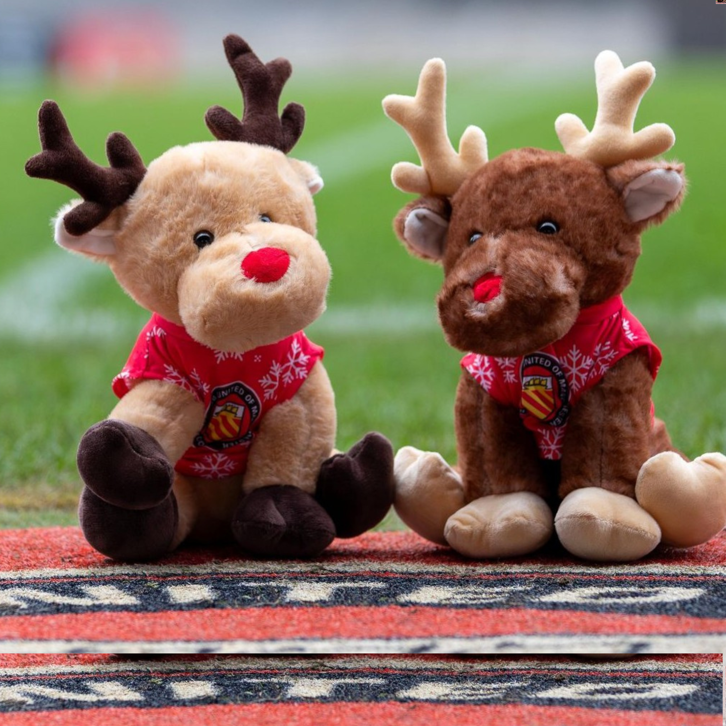 FC United Reindeer Stuffed Toy