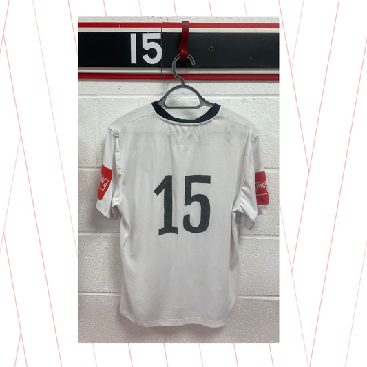 Match Worn White Shirt - Number 15