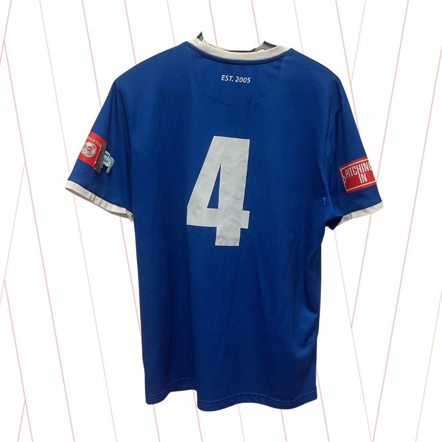 Match Worn Shirt - Blue Third - Season 18-19