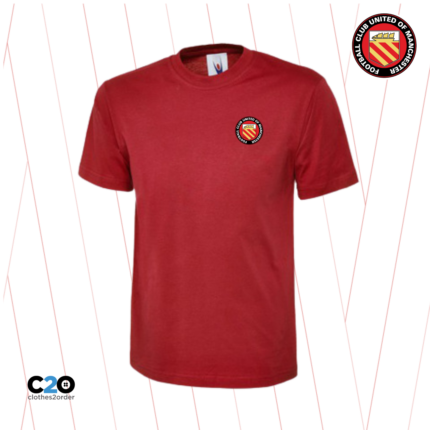 Club Crest Classic Carden T-shirt - Red