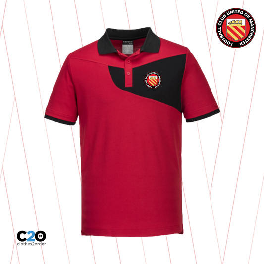 Club Crest Roca Polo - Red/Black