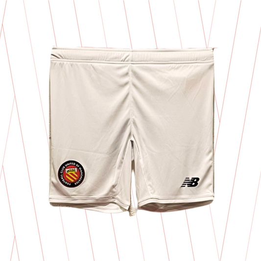 New Balance White Home Shorts - Kids